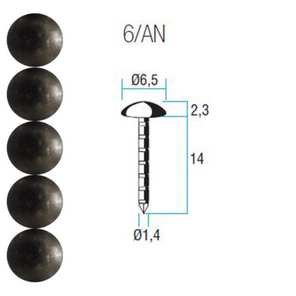 Καπαράς 6άρης μεταλλικός μαύρος σπειρωειδής – Maestritools