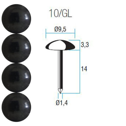 Καπαράς 10άρης μαύρος ίσιος – Maestritools