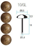 Καπαράς 10άρης αρχαίο χρυσό ίσιος – Maestritools