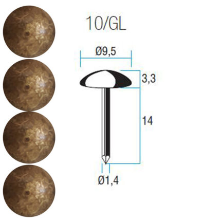 Καπαράς 10άρης αρχαίο χρυσό ίσιος – Maestritools