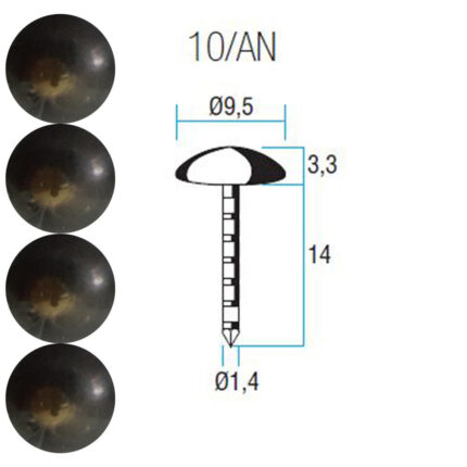 Καπαράς 10άρης ξεθωριασμένος σπειρωειδής – Maestritools