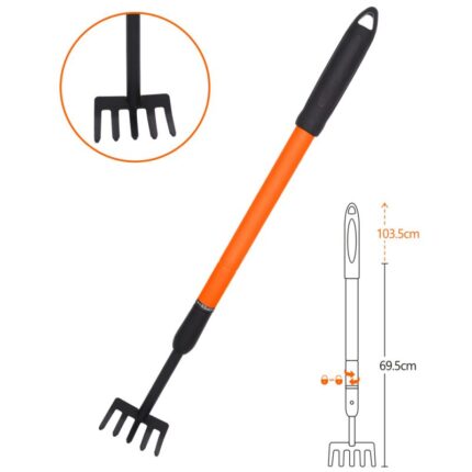 Τηλεσκοπική τσουγκράνα κήπου 69,5-103,5cm - Maestritools
