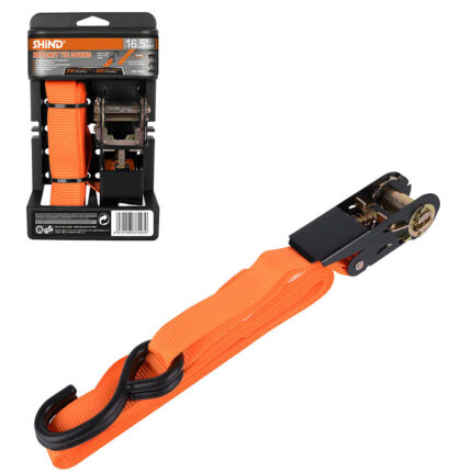 Ιμάντας σύσφιξης με καστάνια βαρέως τύπου, 5Mx25mm 250/500kg – Maestritools