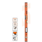 Αλφάδι αλουμινίου με μάτια 80cm – Maestritools